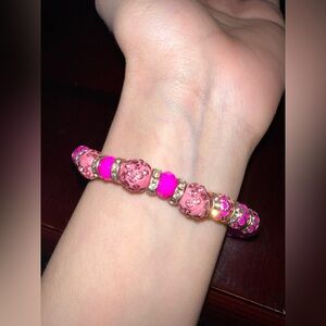 Beautiful Pink Crystal Bracelet